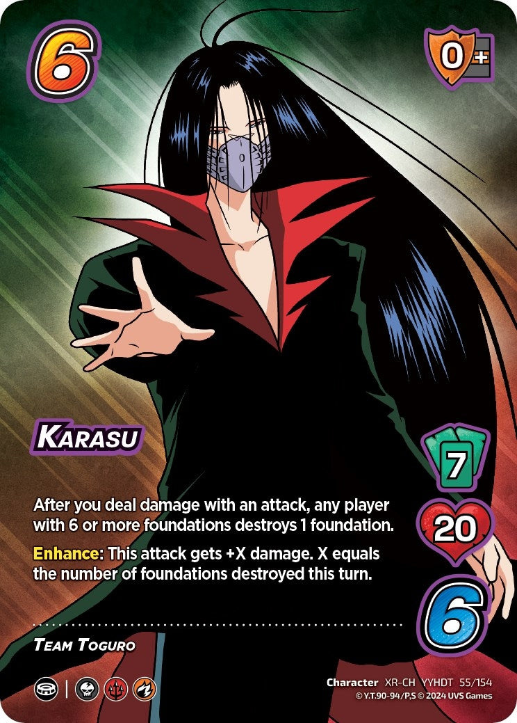 Image for Karasu (XR) (Yu Yu Hakusho: Dark Tournament) (55/154) - UniVersus
