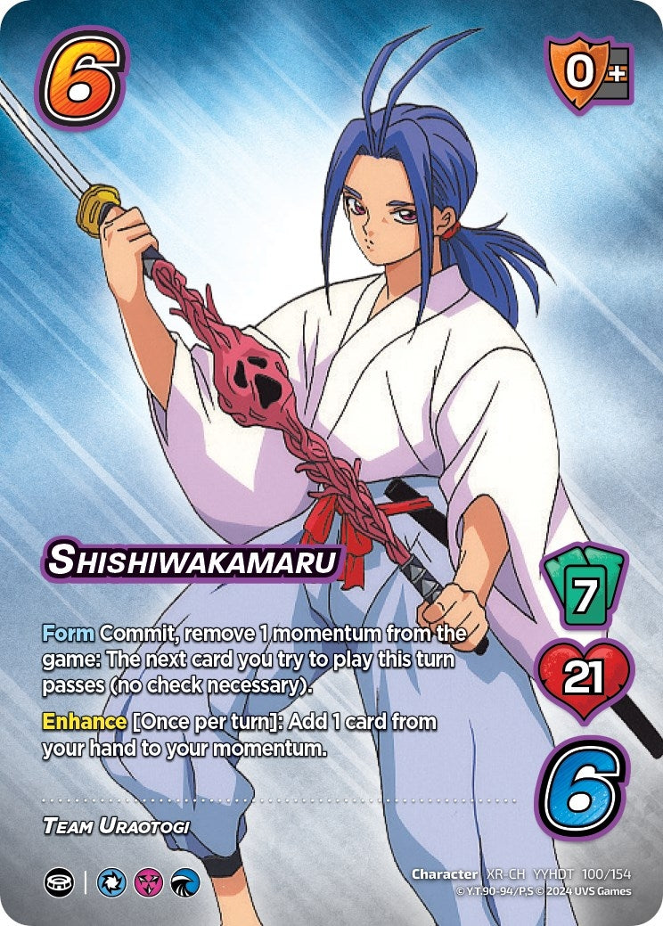 Image for Shishiwakamaru (XR) (Yu Yu Hakusho: Dark Tournament) (100/154) - UniVersus