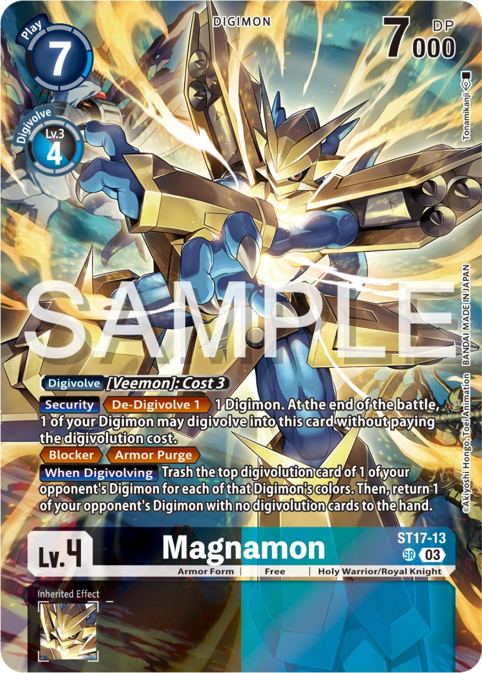 Image for Magnamon (ST-17) (ST17-13 SR) - Digimon Card Game