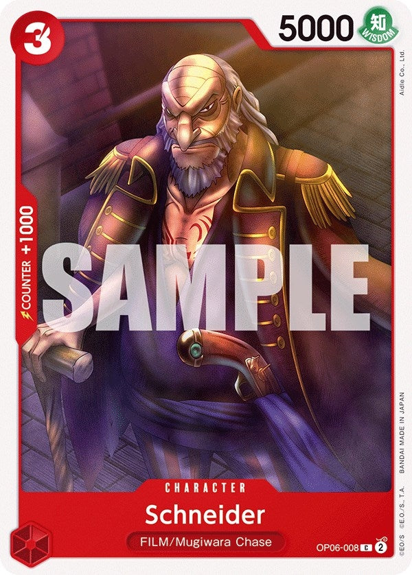 Image for Schneider (Wings of the Captain) (OP06-008) - One Piece Card Game