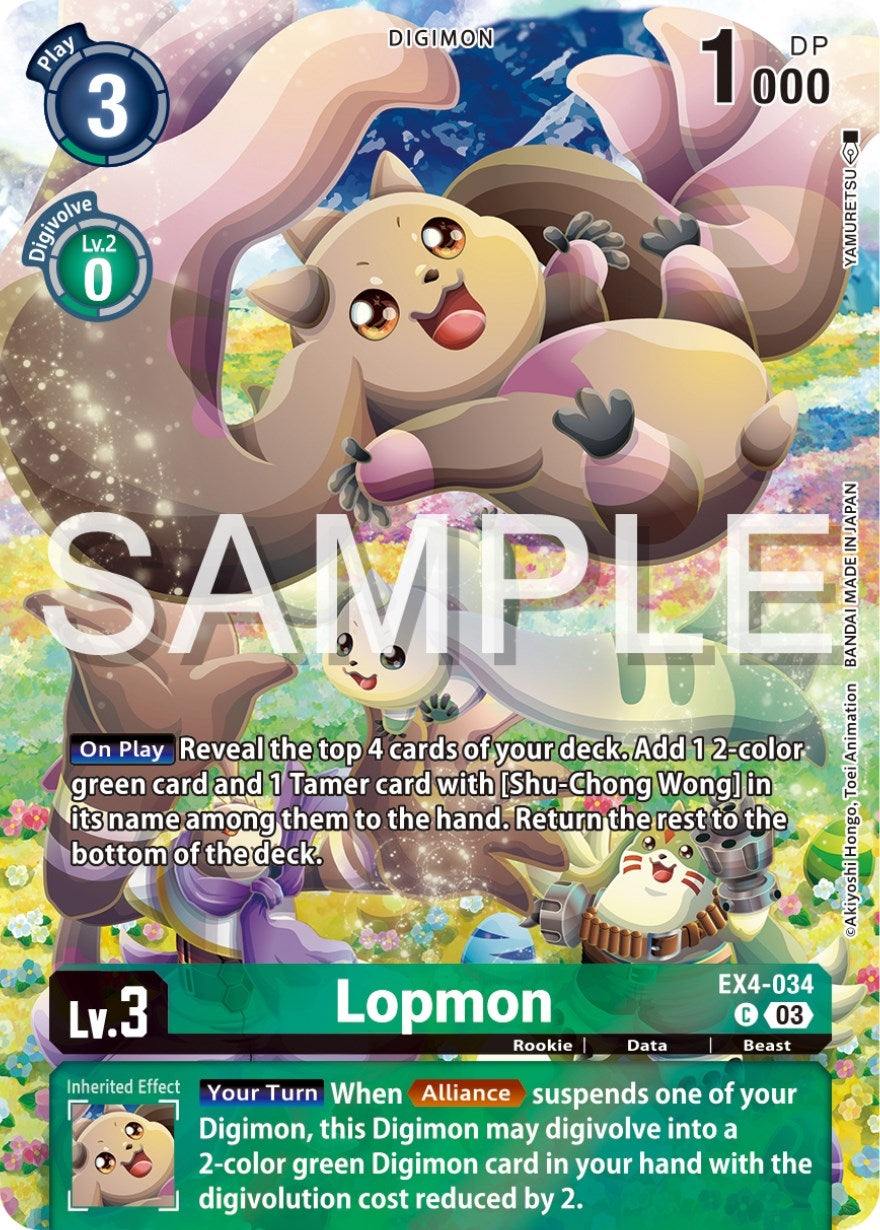 Image for Lopmon (Bonus Pack) - Digimon Card Game