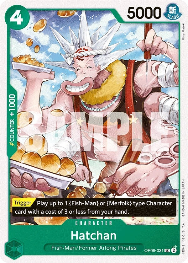 Image for Hatchan (Wings of the Captain) (OP06-031) - One Piece Card Game