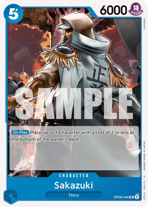Image for Sakazuki (Wings of the Captain) (OP06-046) - One Piece Card Game