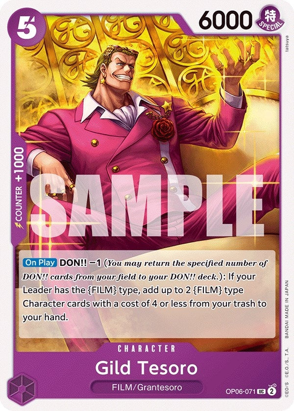 Image for Gild Tesoro (Wings of the Captain) (OP06-071) - One Piece Card Game