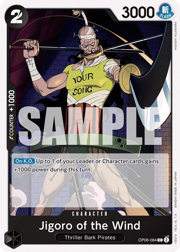 Image for Jigoro of the Wind (Wings of the Captain) (OP06-084) - One Piece Card Game