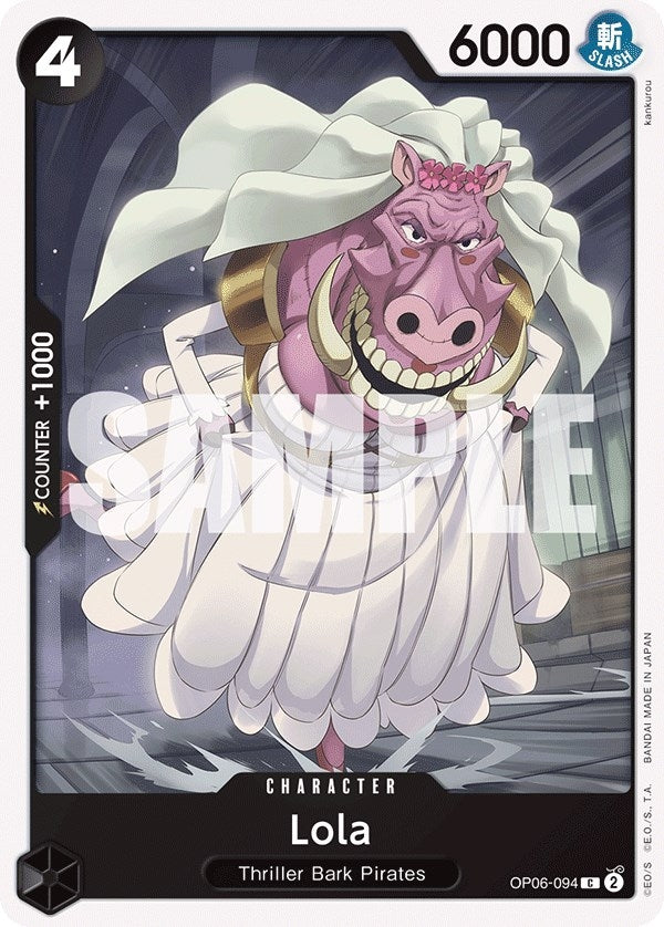 Image for Lola (Wings of the Captain) (OP06-094) - One Piece Card Game