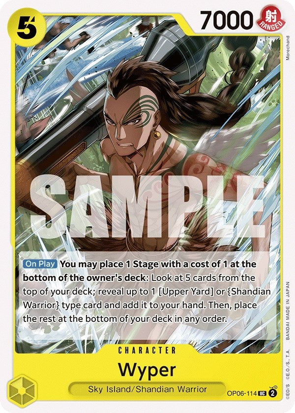 Image for Wyper (Wings of the Captain) (OP06-114) - One Piece Card Game