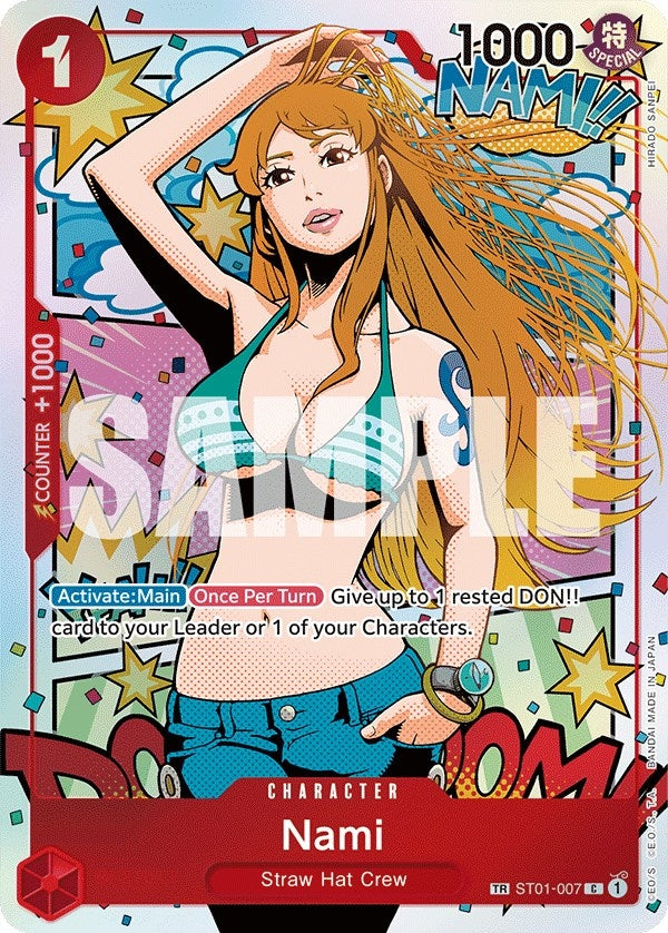 Image for Nami (TR) (Wings of the Captain) (ST01-007) - One Piece Card Game