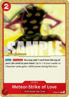 Image for Meteor-Strike of Love (Wings of the Captain Pre-Release Cards) (OP06-017) - One Piece Card Game
