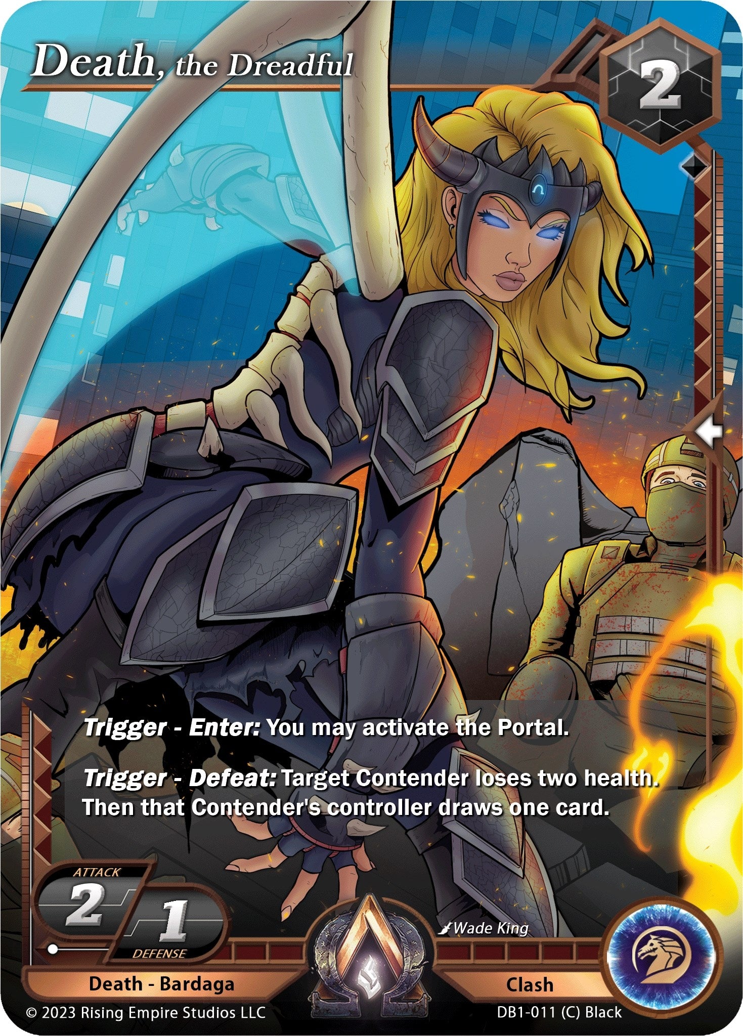 Image for Death, the Dreadful (Year of the Dragon) (DB1-011) - Alpha Clash