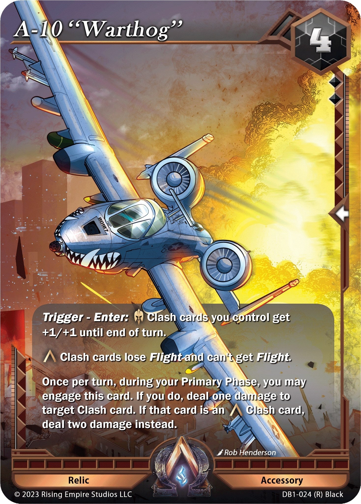 Image for A-10 "Warthog" (Year of the Dragon) (DB1-024) - Alpha Clash
