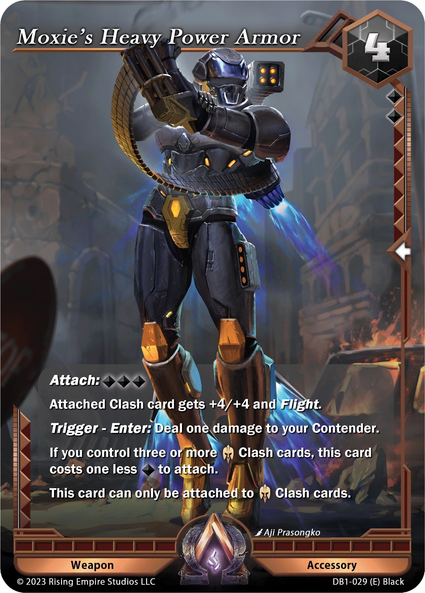 Image for Moxie's Heavy Power Armor (Year of the Dragon) (DB1-029) - Alpha Clash