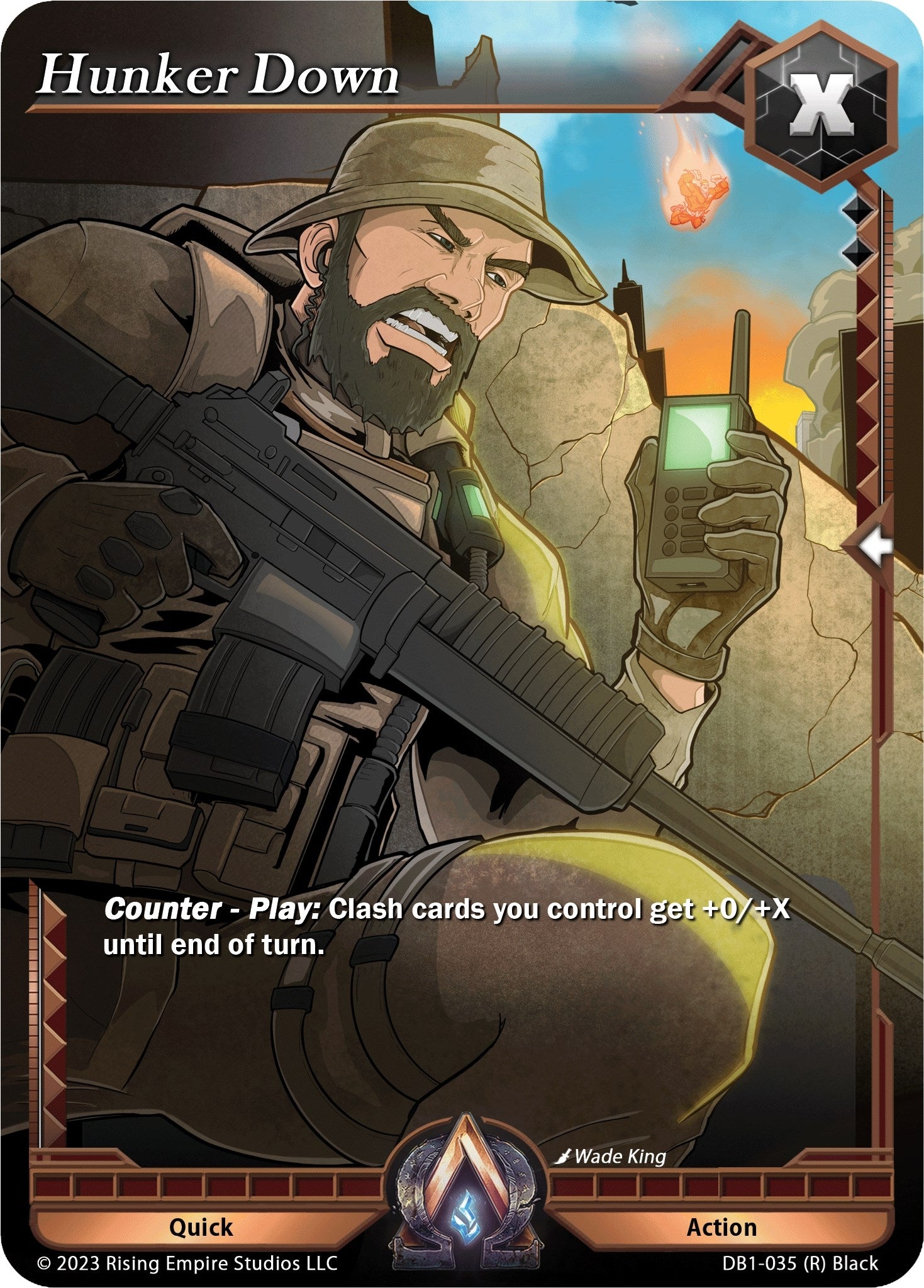 Image for Hunker Down (Year of the Dragon) (DB1-035) - Alpha Clash