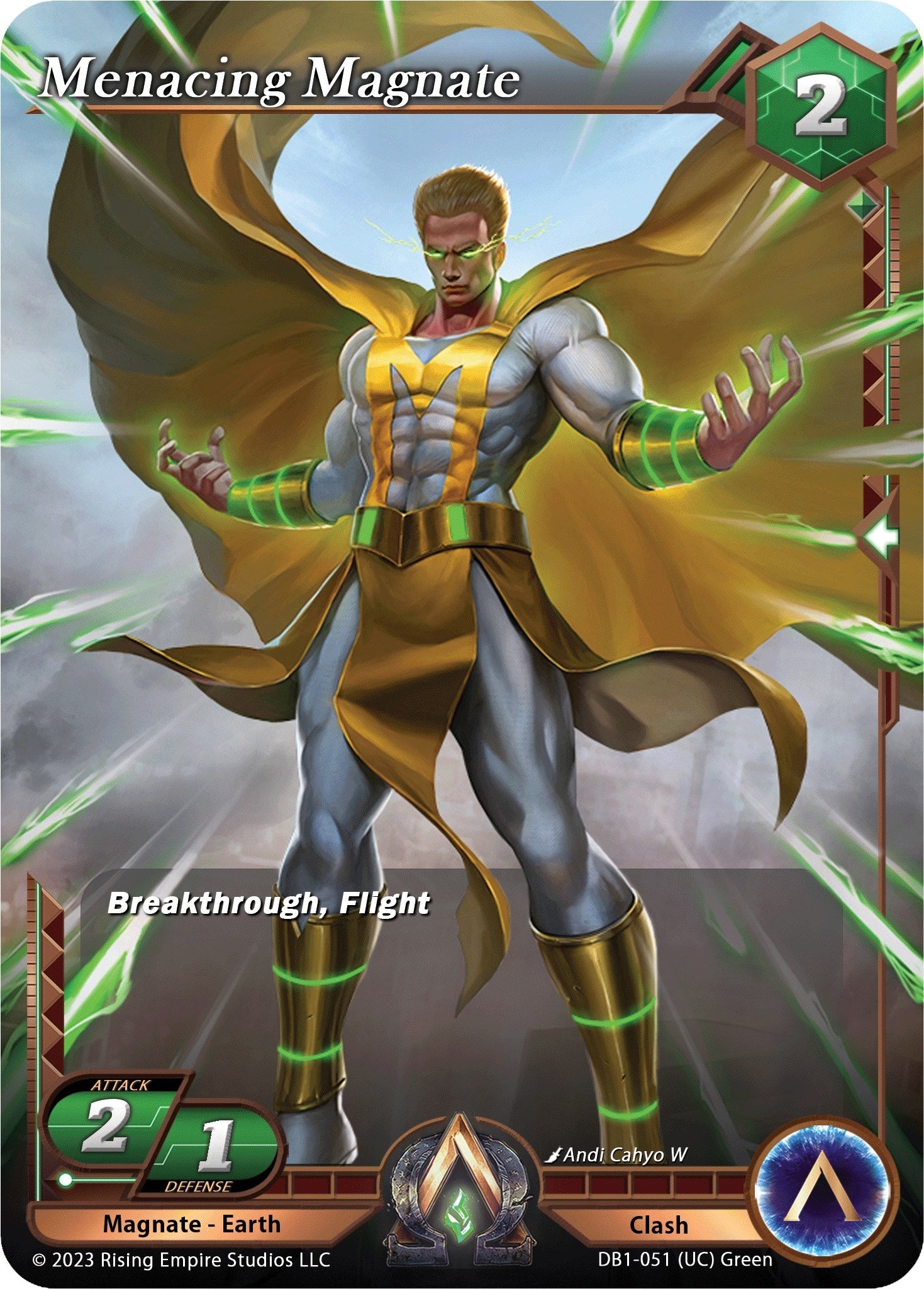 Image for Menacing Magnate (Year of the Dragon) (DB1-051) - Alpha Clash