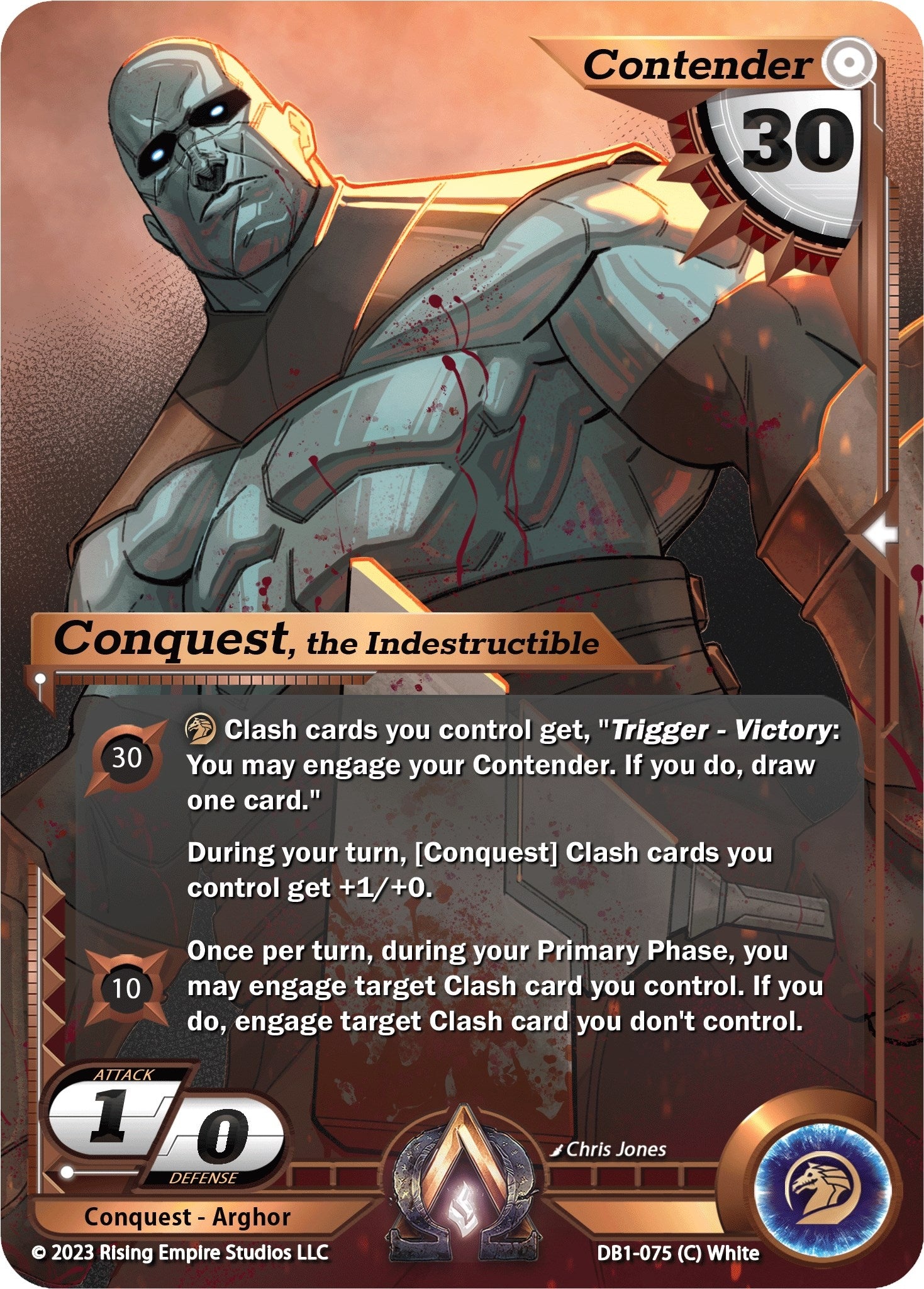 Image for Conquest, the Indestructible (Year of the Dragon) (DB1-075) - Alpha Clash