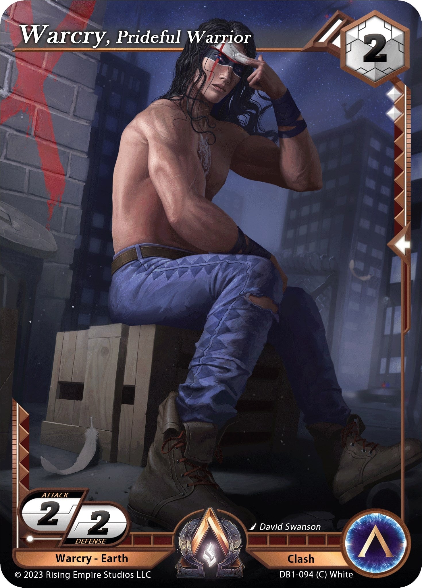 Image for Warcry, Prideful Warrior (Year of the Dragon) (DB1-094) - Alpha Clash