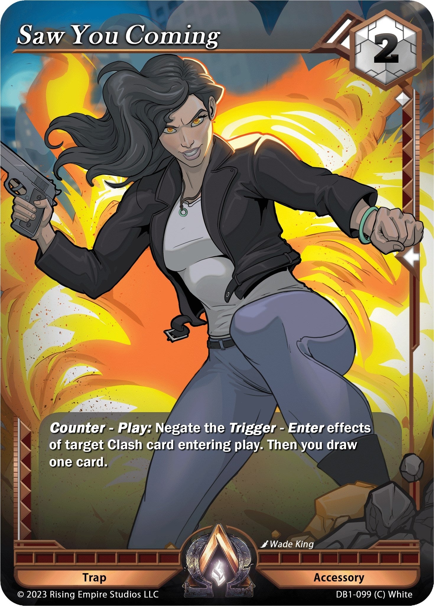 Image for Saw You Coming (Year of the Dragon) (DB1-099) - Alpha Clash