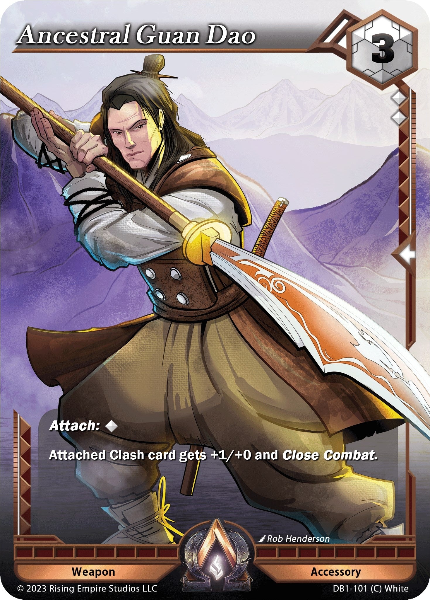 Image for Ancestral Guan Dao (Year of the Dragon) (DB1-101) - Alpha Clash