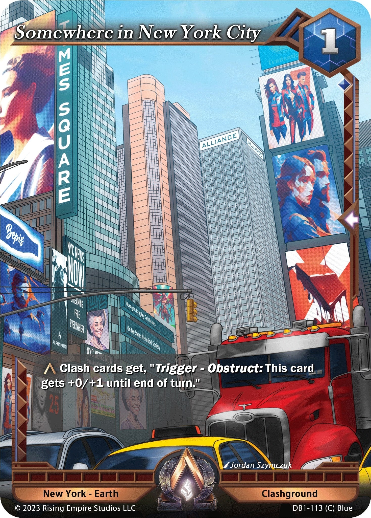 Image for Somewhere in New York City (Year of the Dragon) (DB1-113) - Alpha Clash