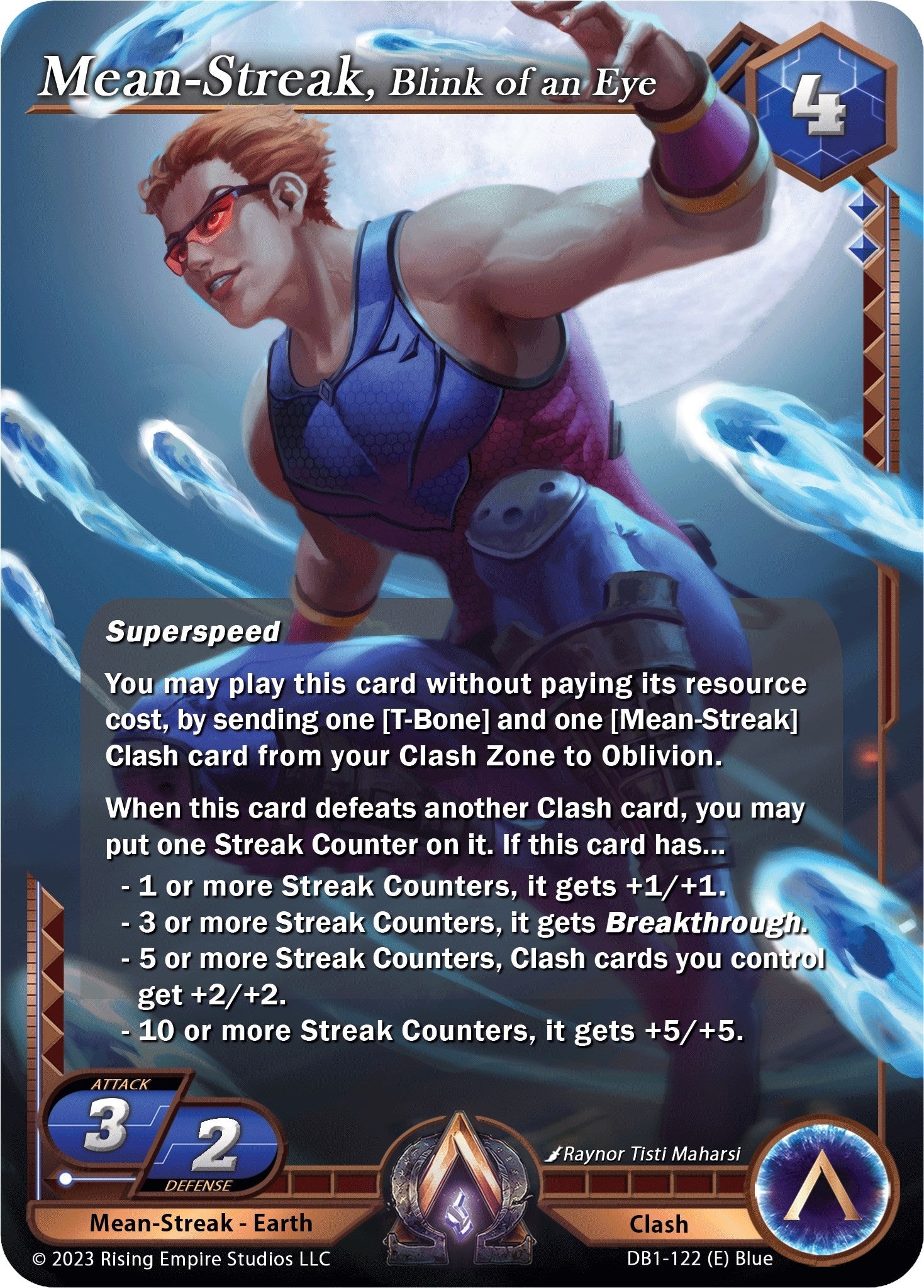 Image for Mean-Streak, Blink of an Eye (Year of the Dragon) (DB1-122) - Alpha Clash