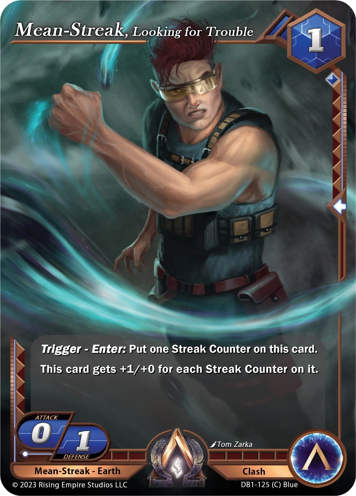 Image for Mean-Streak, Looking for Trouble (Year of the Dragon) (DB1-125) - Alpha Clash