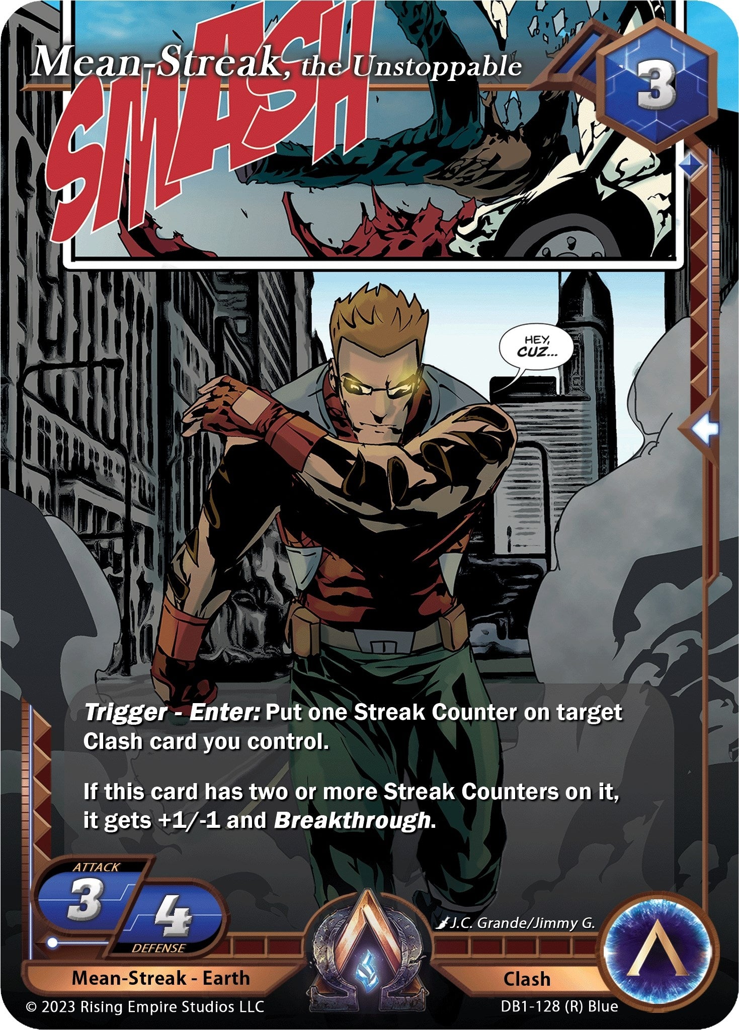 Image for Mean-Streak, the Unstoppable (Year of the Dragon) (DB1-128) - Alpha Clash