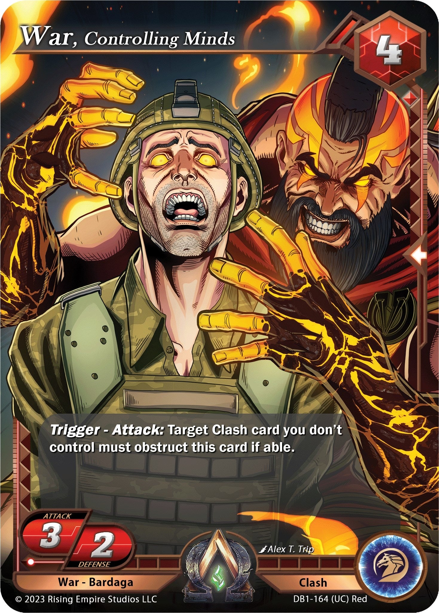 Image for War, Controlling Minds (Year of the Dragon) (DB1-164) - Alpha Clash