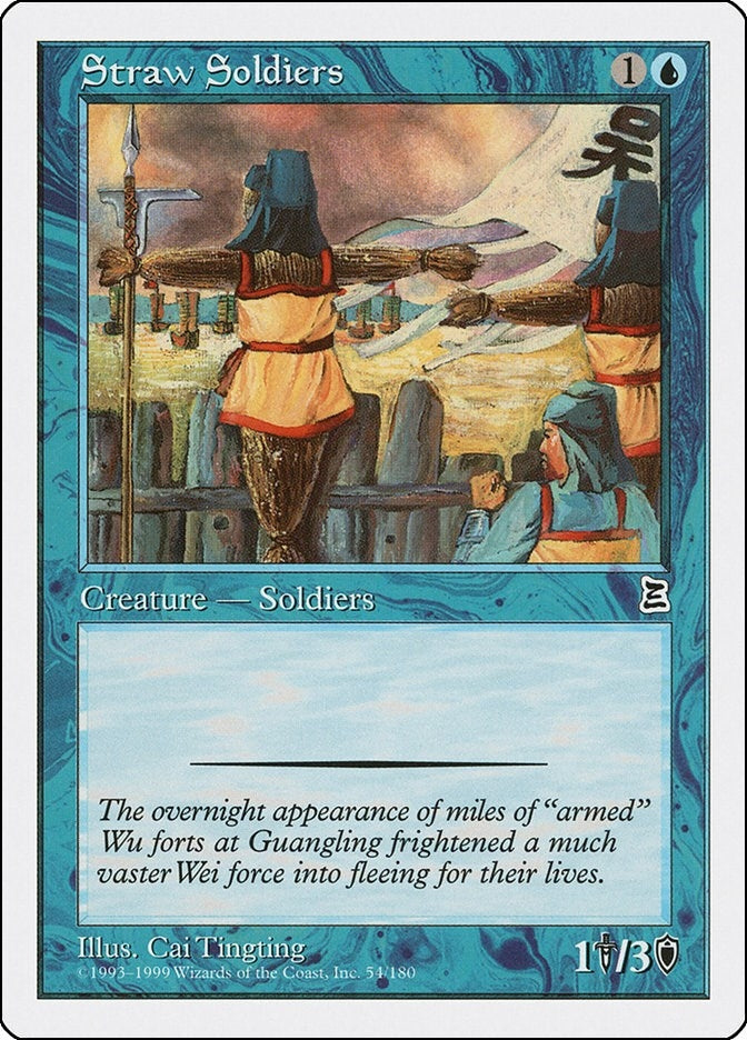 Image for Straw Soldiers (Portal Three Kingdoms) (54) - Magic: The Gathering