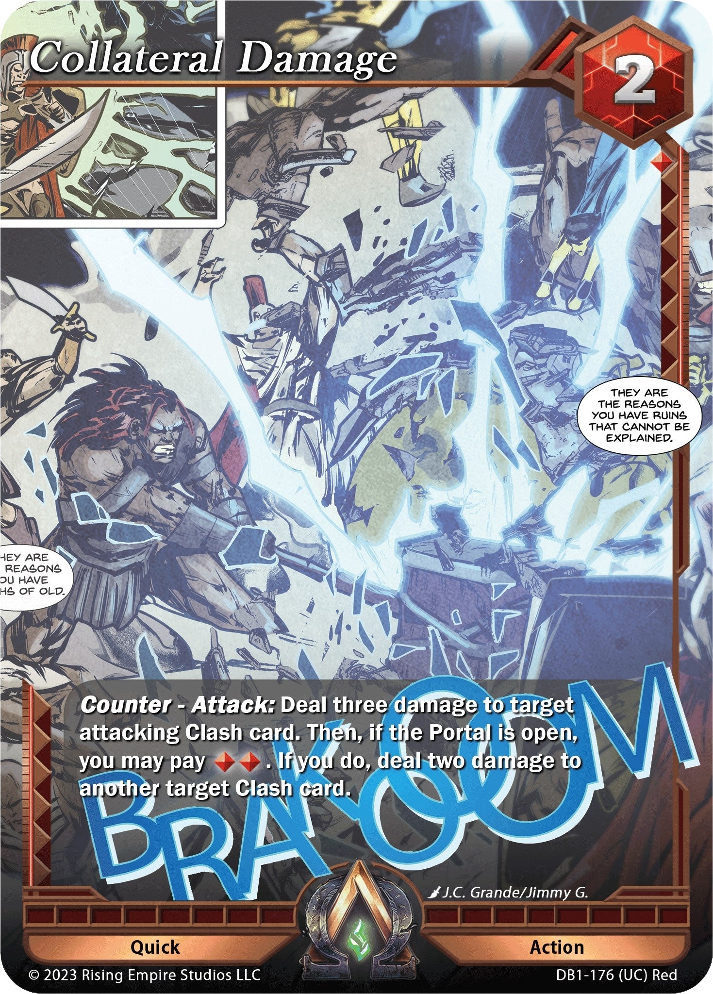 Image for Collateral Damage (Year of the Dragon) (DB1-176) - Alpha Clash