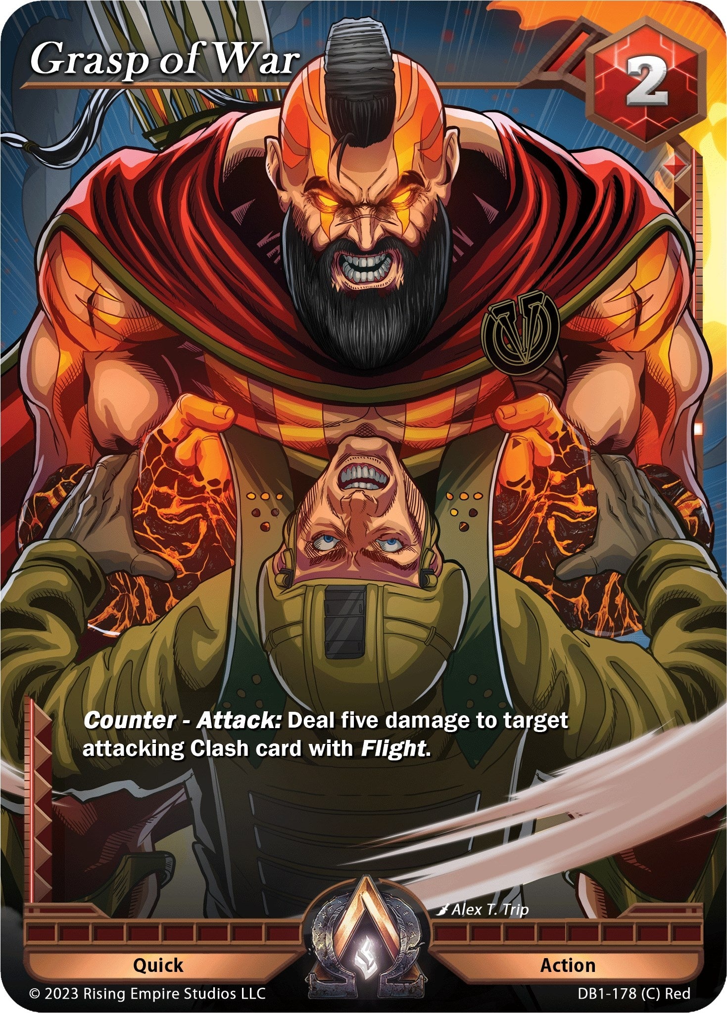 Image for Grasp of War (Year of the Dragon) (DB1-178) - Alpha Clash