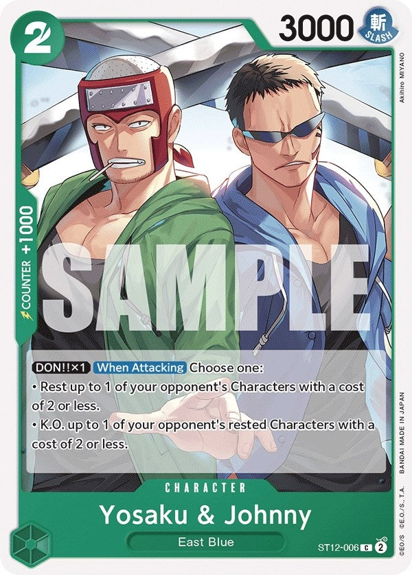 Image for Yosaku & Johnny (Starter Deck 12: Zoro and Sanji) (ST12-006) - One Piece Card Game