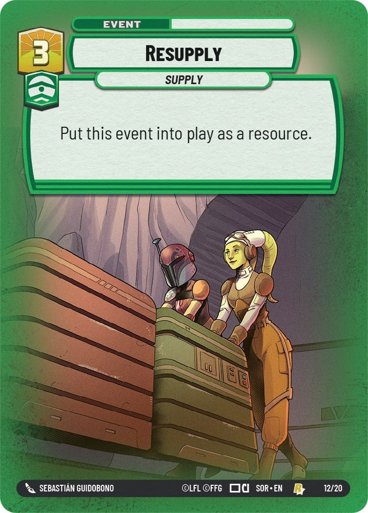 Image for Resupply (Spark of Rebellion: Weekly Play Promos) (12/20) - Star Wars: Unlimited