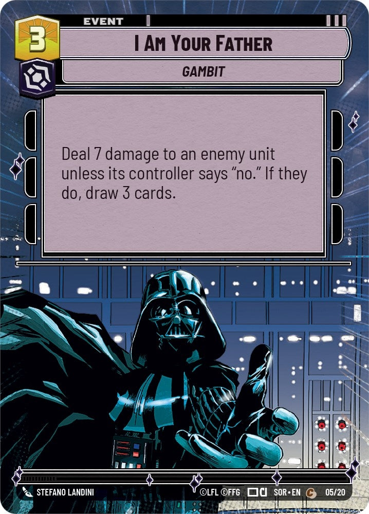 Image for I Am Your Father (Hyperspace) (Spark of Rebellion: Weekly Play Promos) (05/20) - Star Wars: Unlimited
