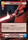 Image for Vader's Lightsaber (Hyperspace) (Spark of Rebellion: Weekly Play Promos) (04/20) - Star Wars: Unlimited