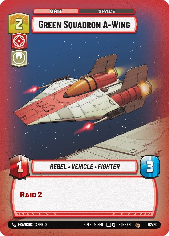 Image for Green Squadron A-Wing (Spark of Rebellion: Weekly Play Promos) (02/20) - Star Wars: Unlimited