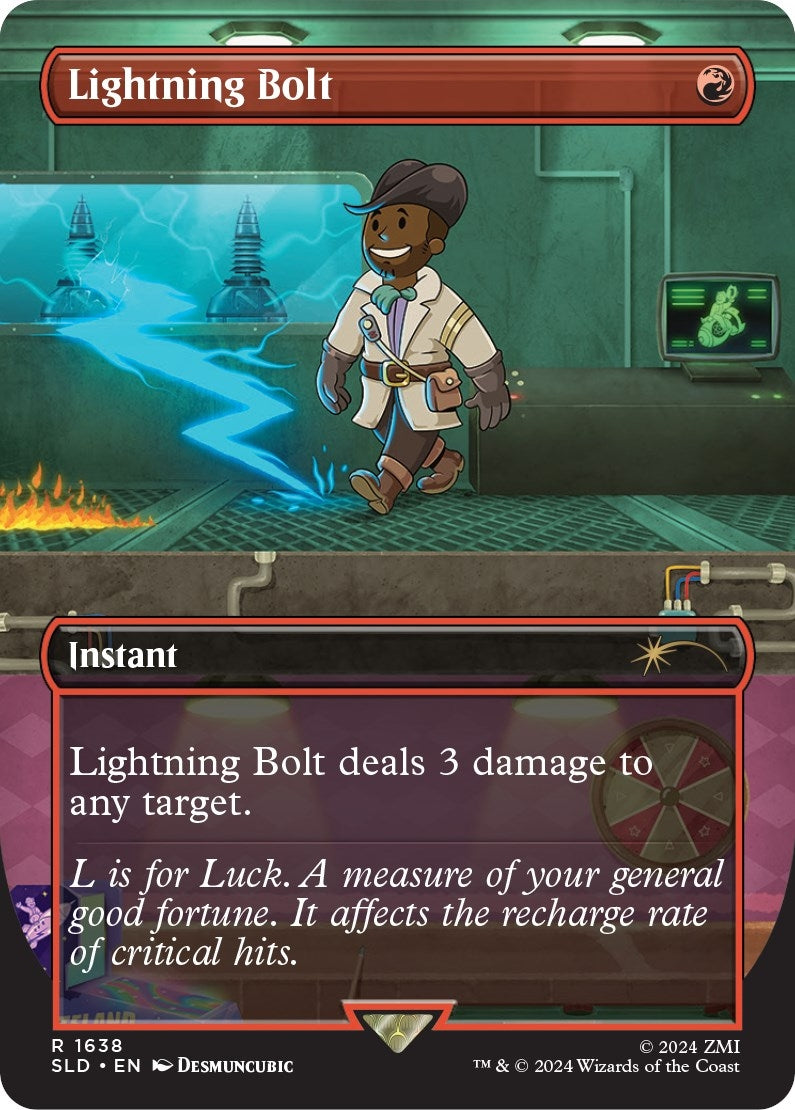 Image for Lightning Bolt (1638) (Secret Lair Drop Series) (1638) - Magic: The Gathering