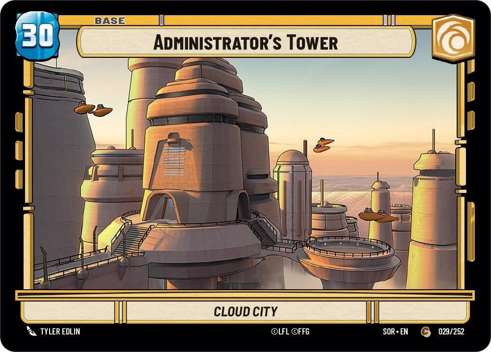 Image for Administrator's Tower // Shield (Spark of Rebellion) (29 // T02) - Star Wars: Unlimited