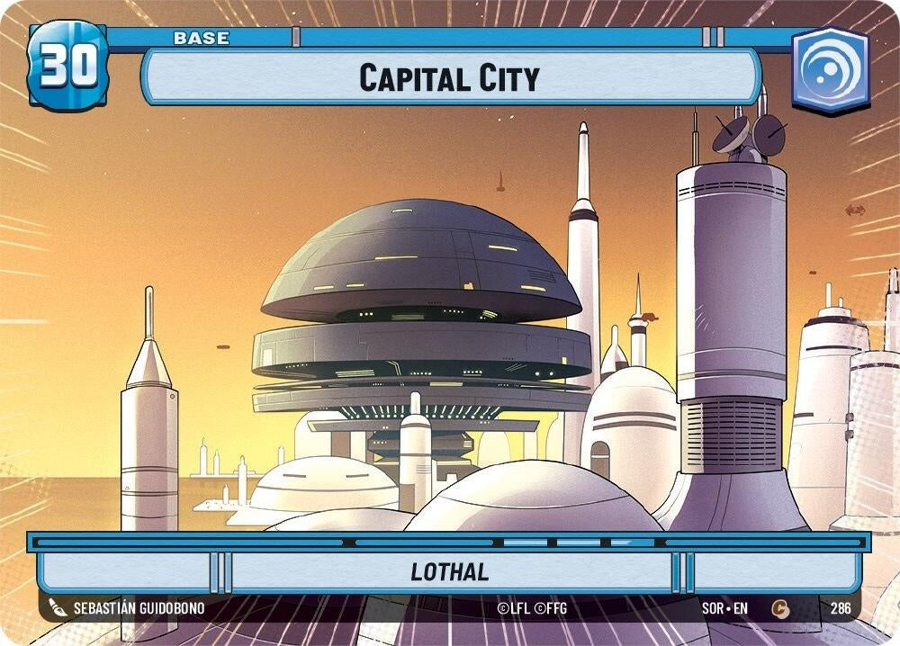 Image for Capital City // Shield (Hyperspace) (Spark of Rebellion) (286 // T04) - Star Wars: Unlimited