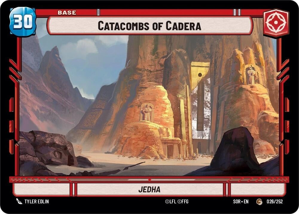 Image for Catacombs of Cadera // Shield (Spark of Rebellion) (26 // T02) - Star Wars: Unlimited