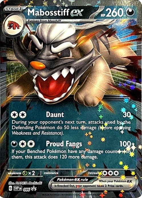Image for Mabosstiff ex - 086 (SV: Scarlet & Violet Promo Cards) (086) - Pokemon