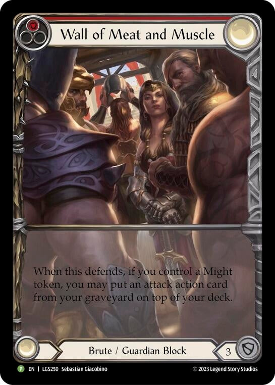 Image for Wall of Meat and Muscle - LGS250 (Flesh and Blood: Promo Cards) (LGS250) - Flesh and Blood TCG