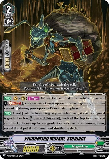 Image for Plundering Mutant, Stealant (V Promo Cards) (V-PR0291EN 2024) - Cardfight Vanguard