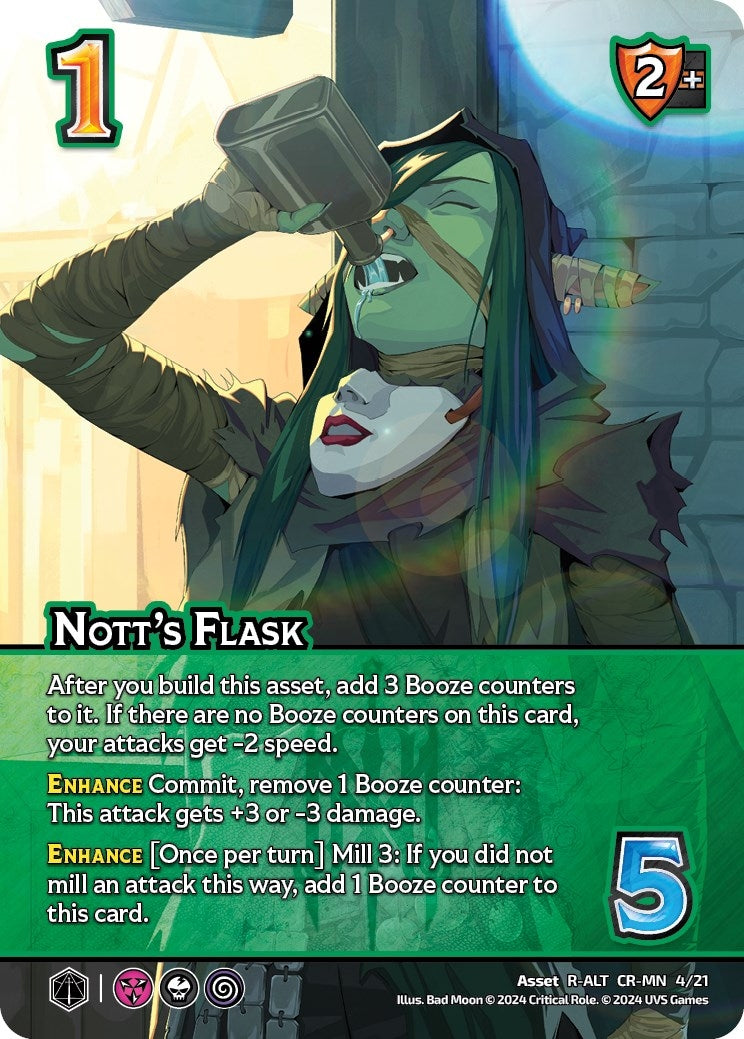 Image for Nott's Flask (Alternate Art) (Challenger Series: Vox Machina and Mighty Nein) (CR-MN 4/21) - UniVersus
