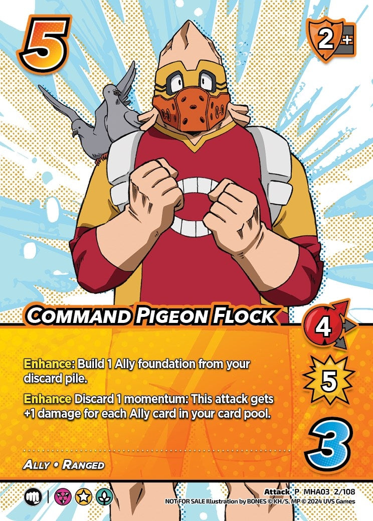 Image for Command Pigeon Flock (March LGS Promo) (UniVersus: My Hero Academia Promo Cards) (2/108) - UniVersus