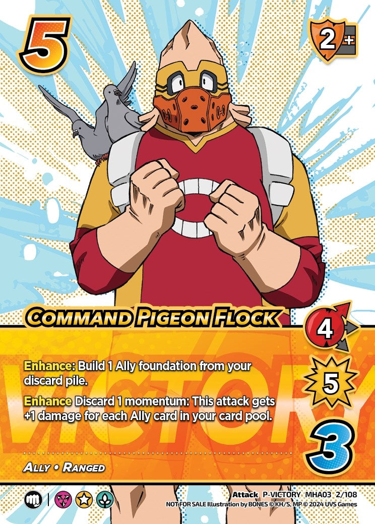 Image for Command Pigeon Flock (March LGS Victory Promo) (UniVersus: My Hero Academia Promo Cards) (2/108) - UniVersus