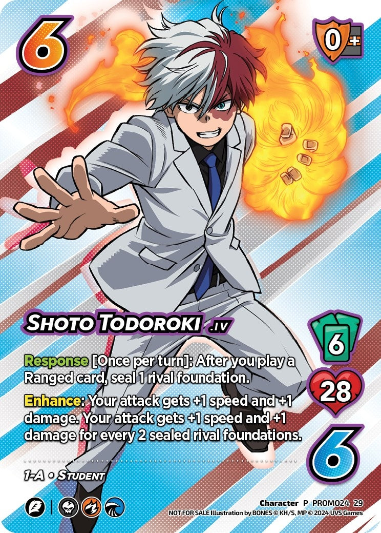 Image for Shoto Todoroki (Season 1 Local Qualifier Promo) (UniVersus: My Hero Academia Promo Cards) (PROMO24 29) - UniVersus