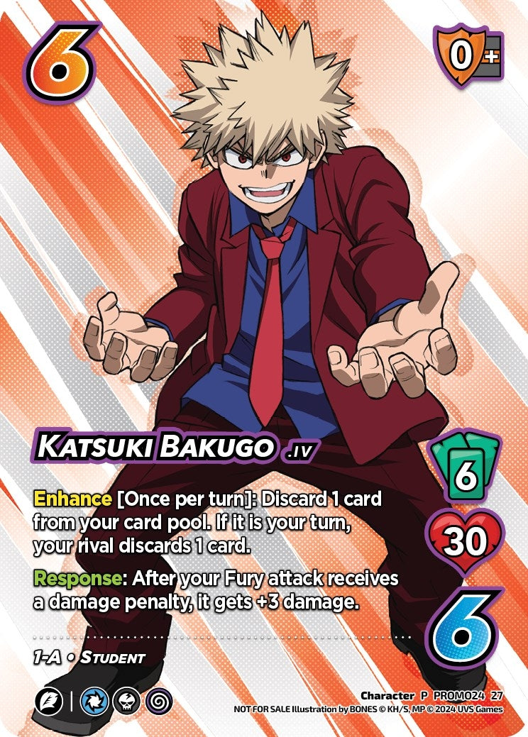 Image for Katsuki Bakugo (Season 1 Local Qualifier Promo) (UniVersus: My Hero Academia Promo Cards) (PROMO24 27) - UniVersus