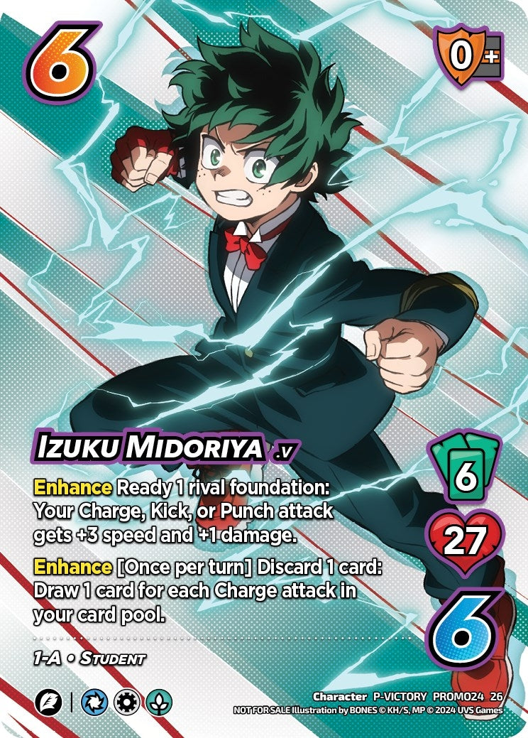 Image for Izuku Midoriya (Season 1 Local Qualifier Promo) (UniVersus: My Hero Academia Promo Cards) (PROMO24 26) - UniVersus