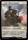 Image for Human Knight // Food (0014) Double-Sided Token (Universes Beyond: Fallout) (2 // 14) - Magic: The Gathering