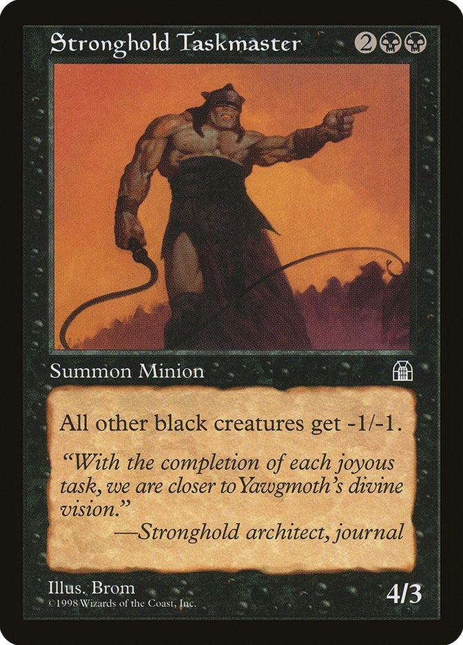 Image for Stronghold Taskmaster (Stronghold) - Magic: The Gathering
